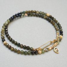 Turmaliny zielone /choker/ vol. 38 /28.04.25/ - Szlachetna kolekcja