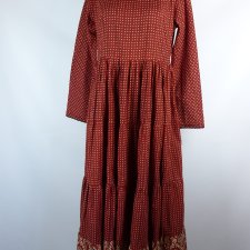 Aura hinduska sukienka maxi bawełna Indie / L