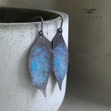 Kolczyki Blue Leaf