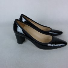 Jon Joseph lakierowane skórzane czółenka skóra 37 - 24 cm