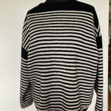 Sweter w paski wełna All Saints