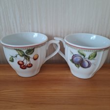 Filiżanki z owocami