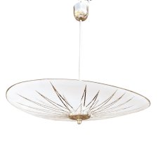 Asymetryczna lampa sufitowa w stylu Brusel Napako Czechosłowacja lata 60.