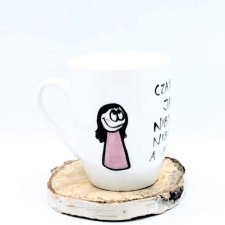 Kubek z napisem "Czasem czuję się jak Barbie"
