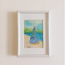 Akwarela w ramie16*11 cm