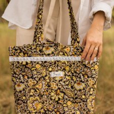 Wzorzysta torba handmade