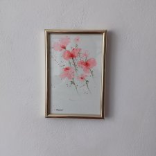 Akwarela w ramie10*15 cm