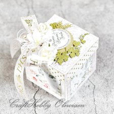 I Komunia - exploding box dla dziewczynki