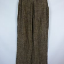 Patsy Seddon by Phase Eight proste lniane spodnie len 12 / 38