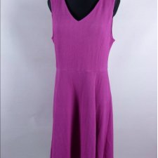 Dorothy Perkins kloszowana sukienka przed kolano fuksja 14 / 42