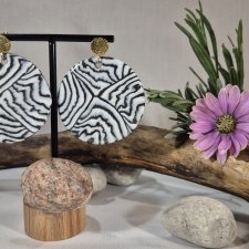 Kolczyki z porcelany