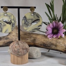 Kolczyki z porcelany