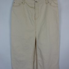Primark Denim Co jeans spódnica maxi dżins ecru 18 / 46