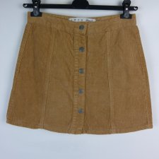 Denim Co spódnica sztruks guziki / M