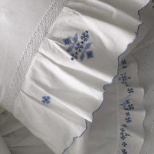 komplet dwóch poszewek na poduszki z satyny bawełnianej w kolorze turkusowym 50/70 cm