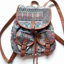 Kolorowy Plecak Boho Vintage