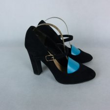 New Look zamszowe czółenka na obcasie 37 - 23 cm