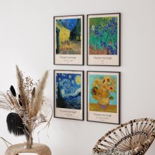 ZESTAW PLAKATÓW - 30x40 cm,  4 części, Reprodukcje Van Gogh (set194)