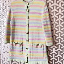 Pastelowy kardigan vintage