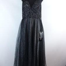 Mascara wieczorowa sukienka maxi tiulowa z metką / 42
