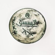Ceramiczny talerz ścienny, Arol, Norwegia, lata 60.