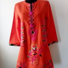 ETHNIC -  HAFTOWANA SUKIENKA