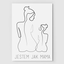 Uroczy plakat na Dzień Mamy
