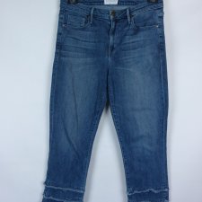 Parker Smith proste spodnie jeans 7/8 - 30 / L