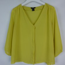 H&M szyfonowa bluzka oversize / 36