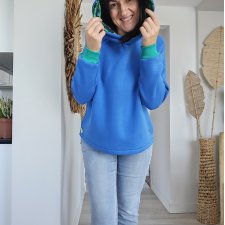 Cieplutka bluza chabrowa