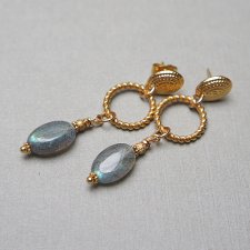 Alloys Collection /2023/- Labradoryty - kolczyki