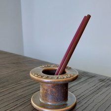 Ceramiczna szpula vintage lata 70-te industrialny styl loft