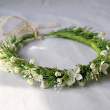 Zielony Szept – wianek boho z duszą natury