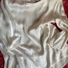 100 % Silk - CAPE CADE - asymetryczna jedwabna elegancka satynowa