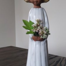 Goebel Germany 1967 ceramiczny  wazon vintage  dziewczyna