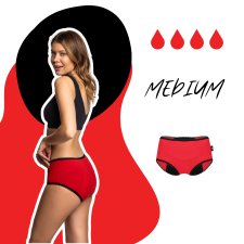 Majtki menstruacyjne RED - Medium
