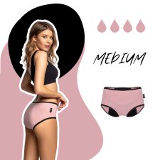 Majtki menstruacyjne PINK - Medium