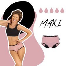 Majtki menstruacyjne PINK - Maxi