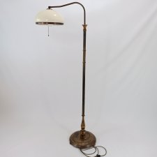 Mosiężna lampa podłogowa, lata 60.
