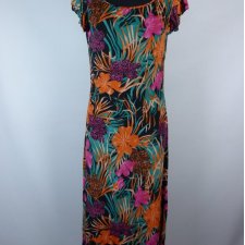 Pistachio letnia sukienka maxi / M-L z metką