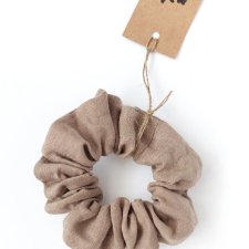 100% Len, scrunchie