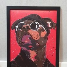 Leon Zawodowiec Plakat A3 w ramie