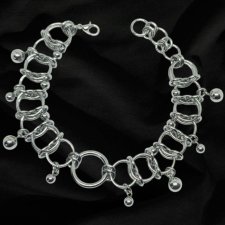 Bransoletka chainmail ze stali chirurgicznej unisex