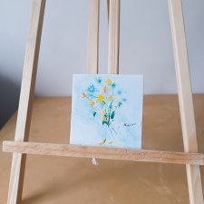 Akwarela magnes Bukiecik 9*9 cm