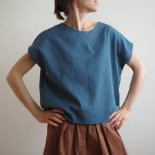 Lniana bluzka na lato / len 100% / S