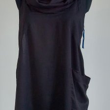 G- Star Raw czarna tunika mgiełka awangarda  M/L