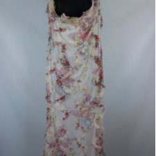 Pretty Little Thing letnia szyfonowa sukienka maxi 18 / 46