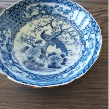 Azjatycka misa porcelanowa sygnowana  paw