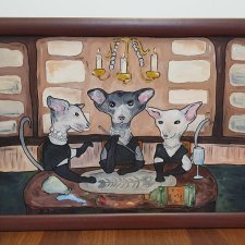 Obraz Koty Peterbald Orientalne 50x70