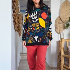 Bluza w folkowy wzór